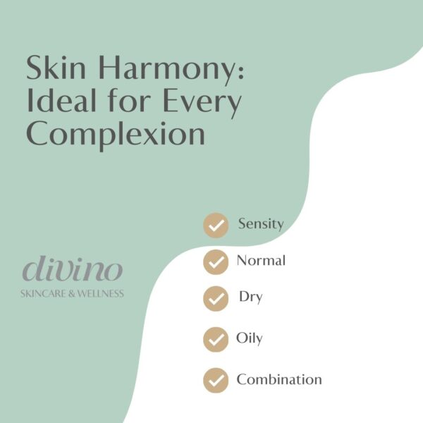 Divino Skincare Wellness Skin type